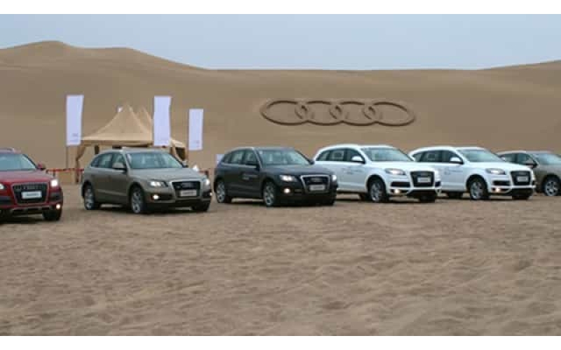 敦煌鸣沙山体制作沙雕大型LOGO